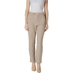 Beige Viscose Pant