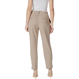 Beige Viscose Pant