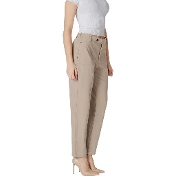 Beige Viscose Pant