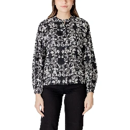 Black Viscose Blouse