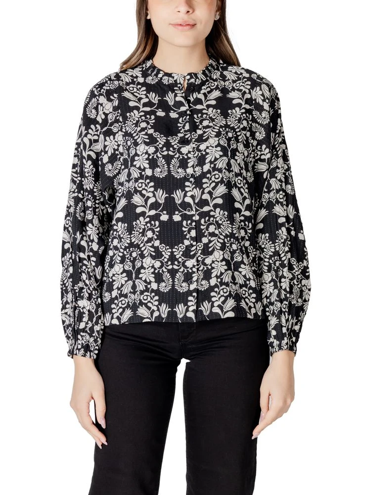 Black Viscose Blouse