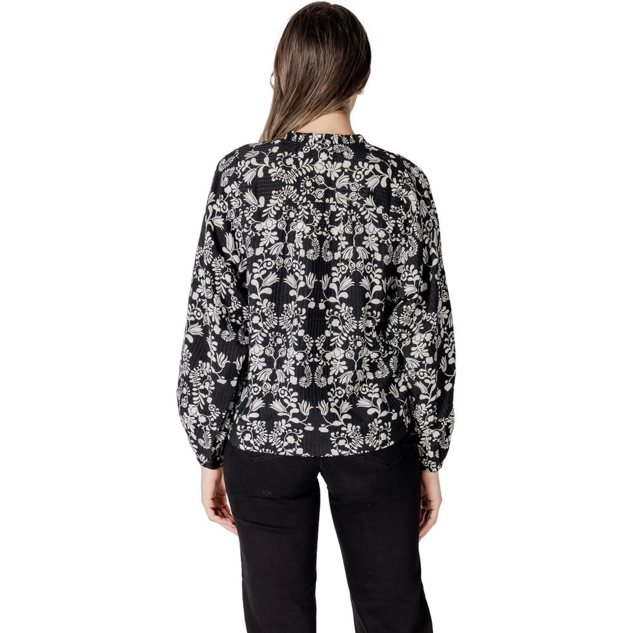 Black Viscose Blouse
