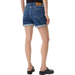 Blue Cotton Shorts