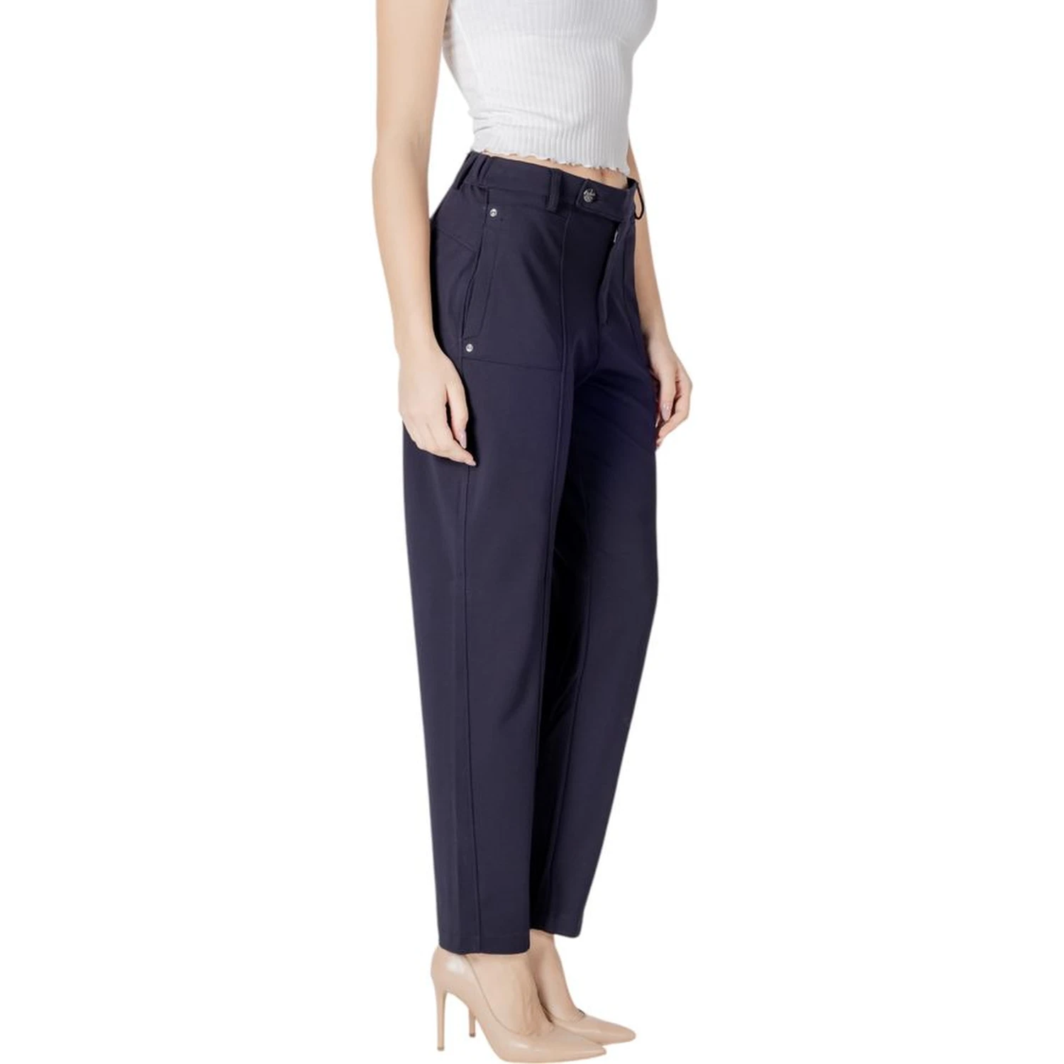 Blue Viscose Pant