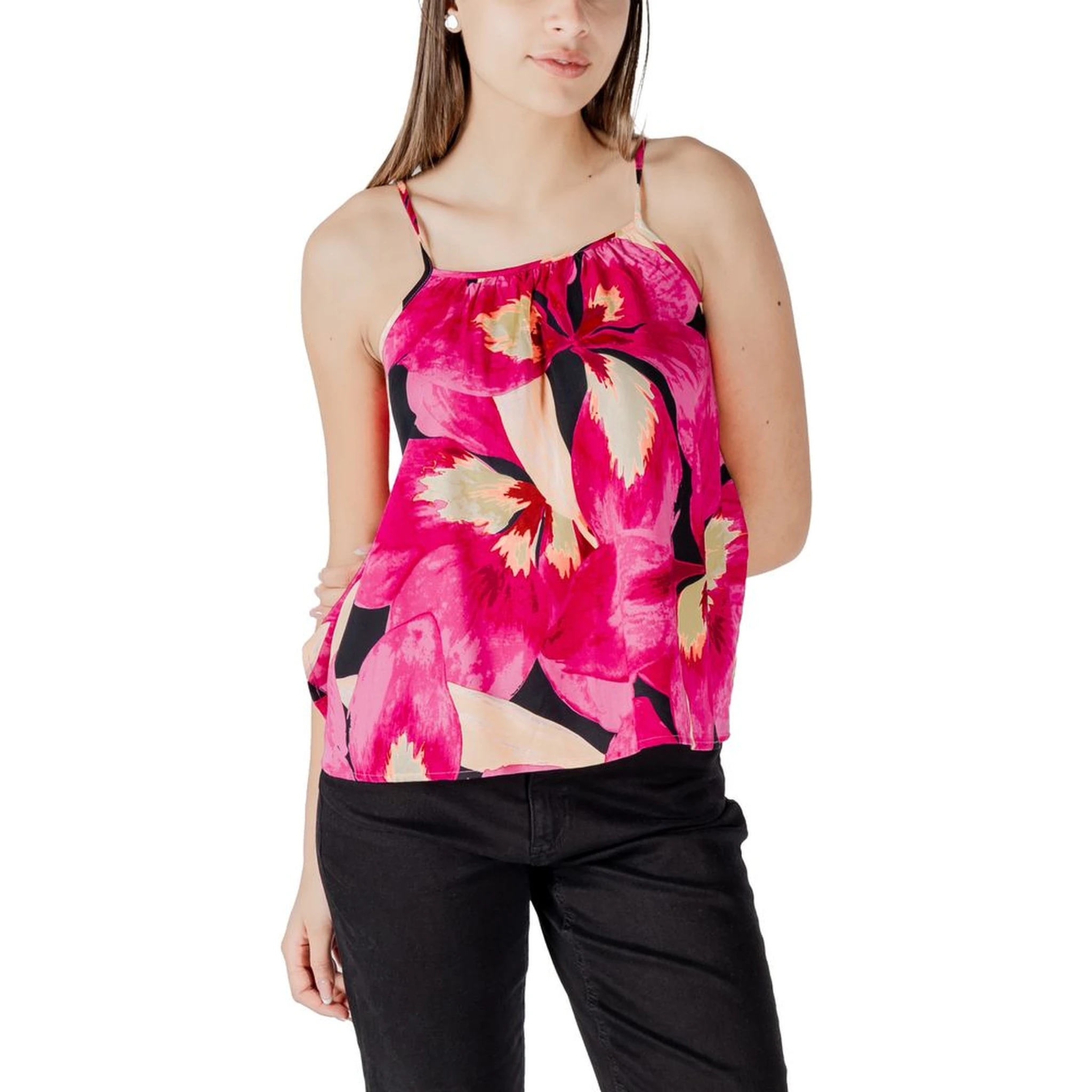 Pink Viscose Tank Top