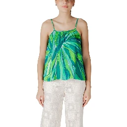 Green Viscose Tank Top