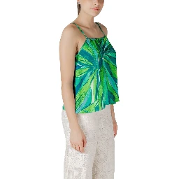 Green Viscose Tank Top