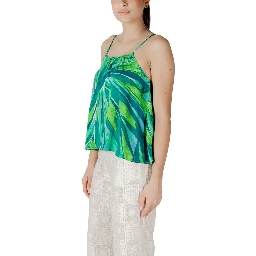 Green Viscose Tank Top