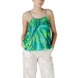 Green Viscose Tank Top