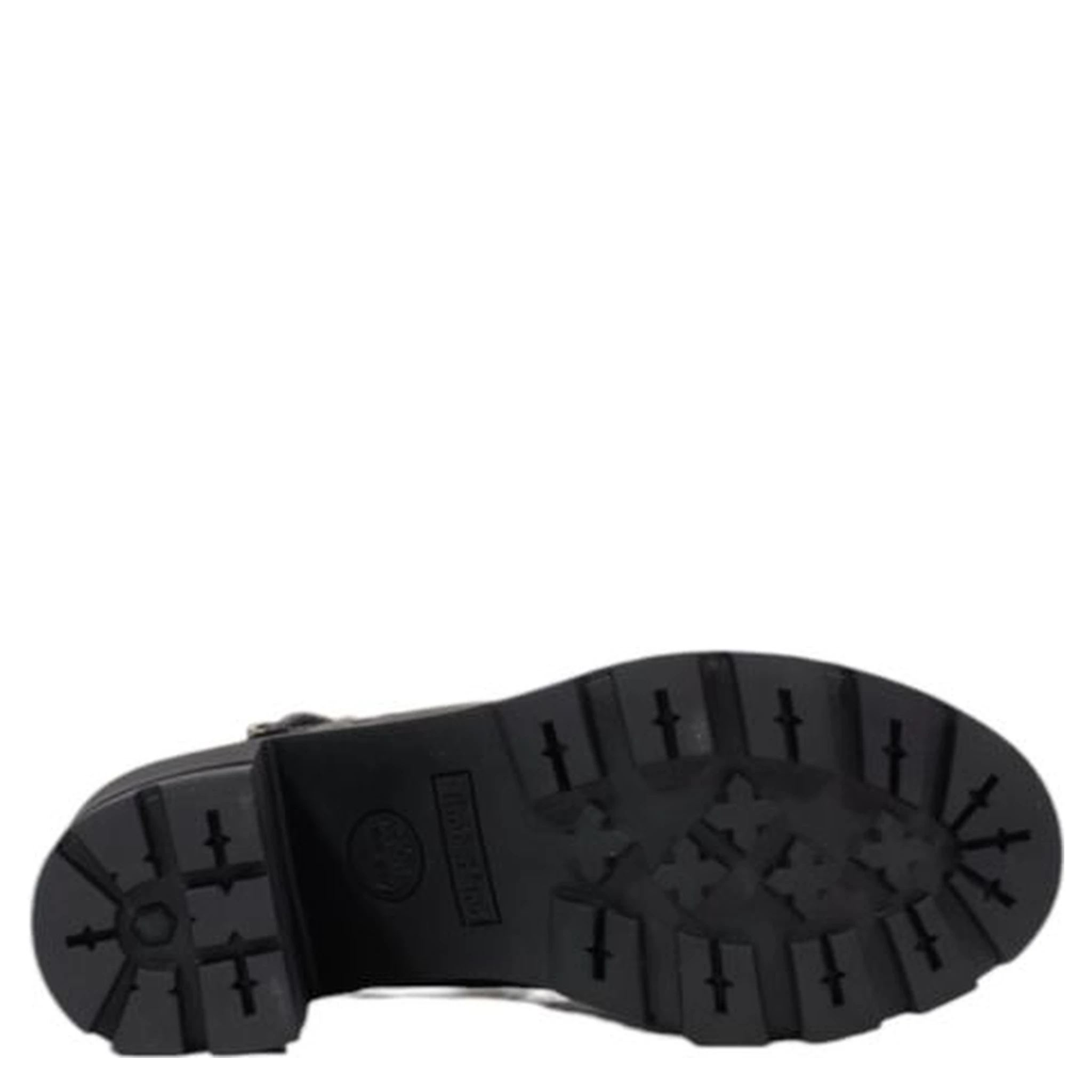 Black Leather Platform Sandals