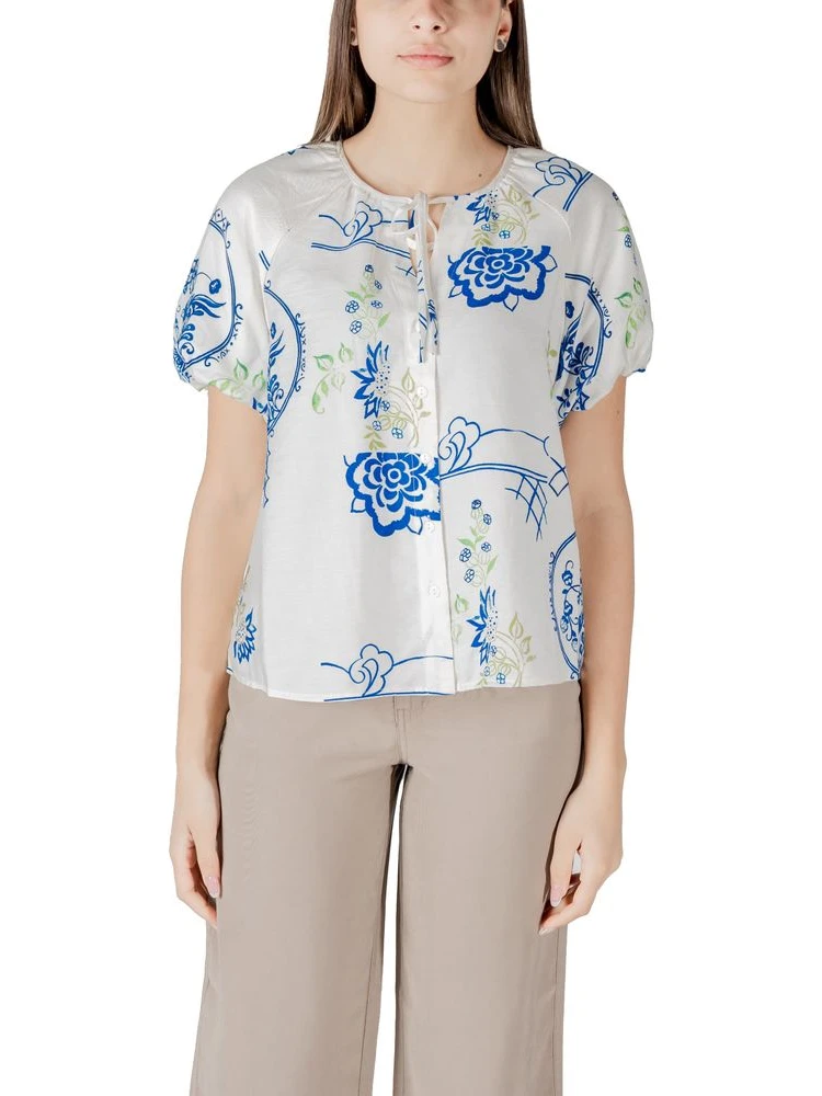 White Viscose Shortsleeve