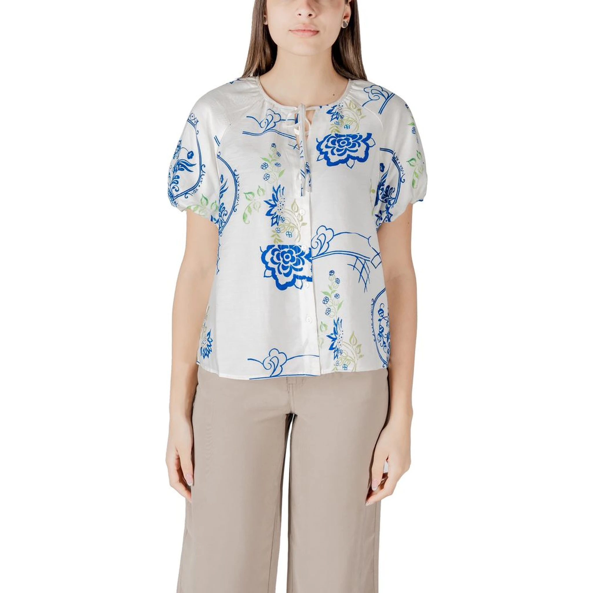 White Viscose Shortsleeve