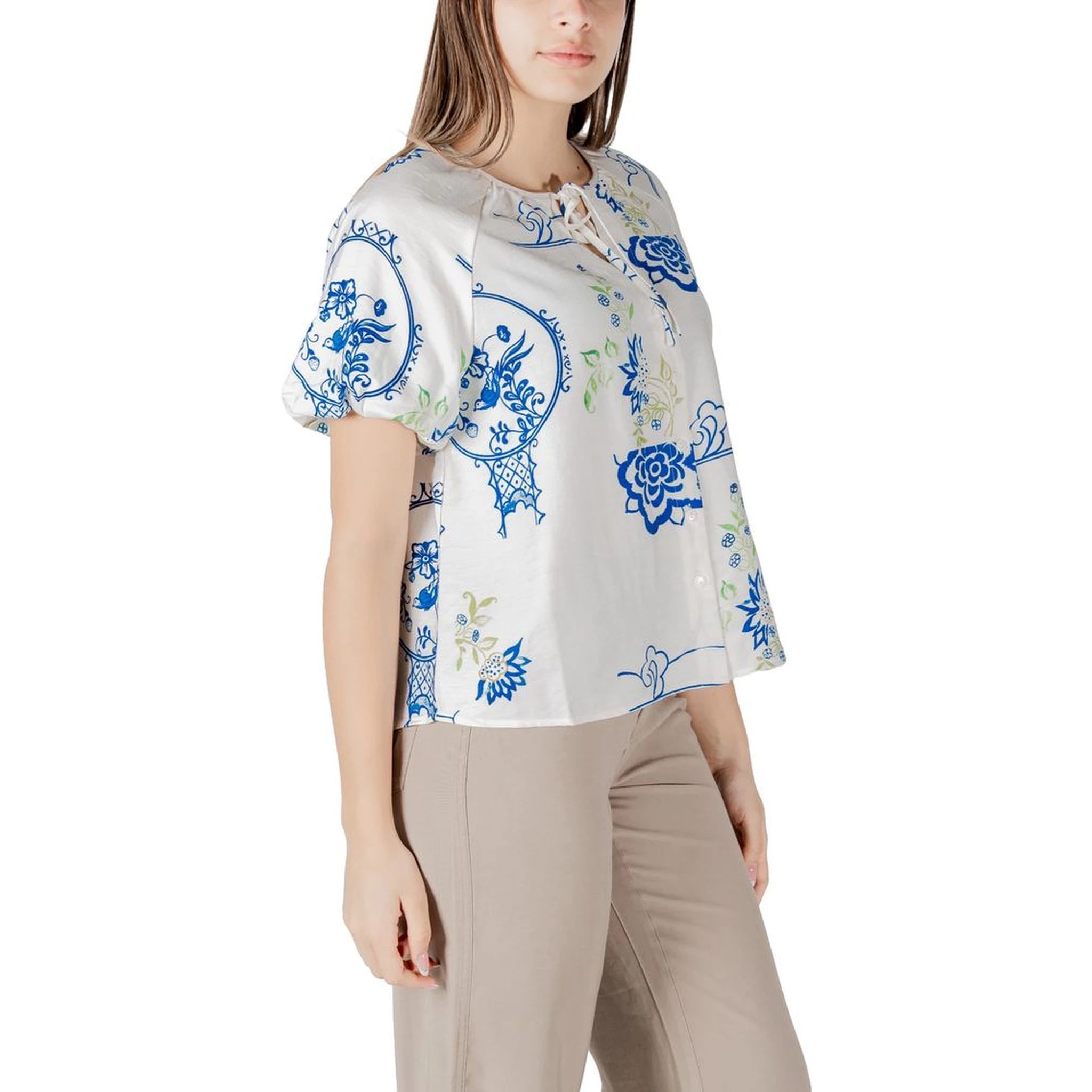 White Viscose Shortsleeve