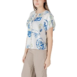 White Viscose Shortsleeve