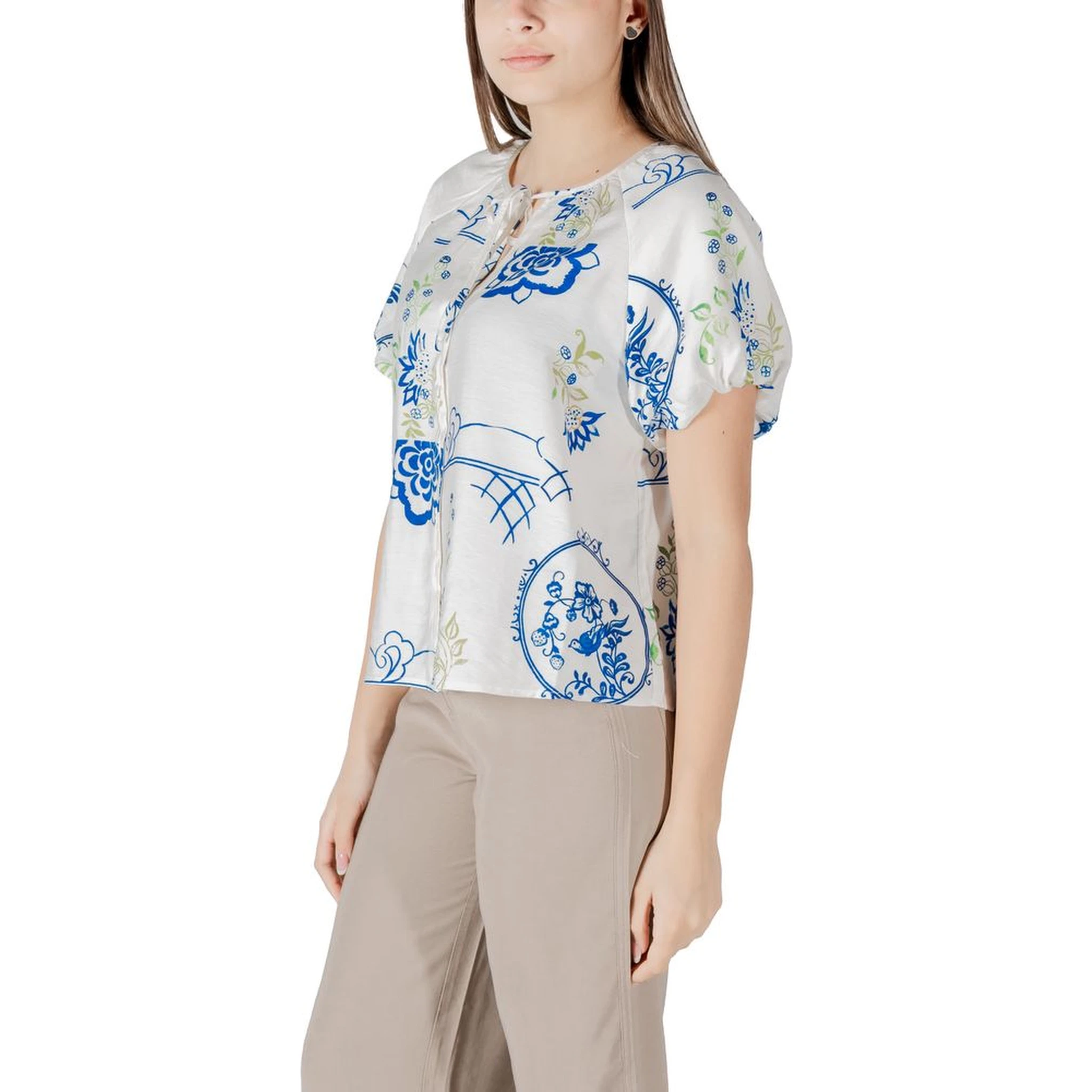White Viscose Shortsleeve