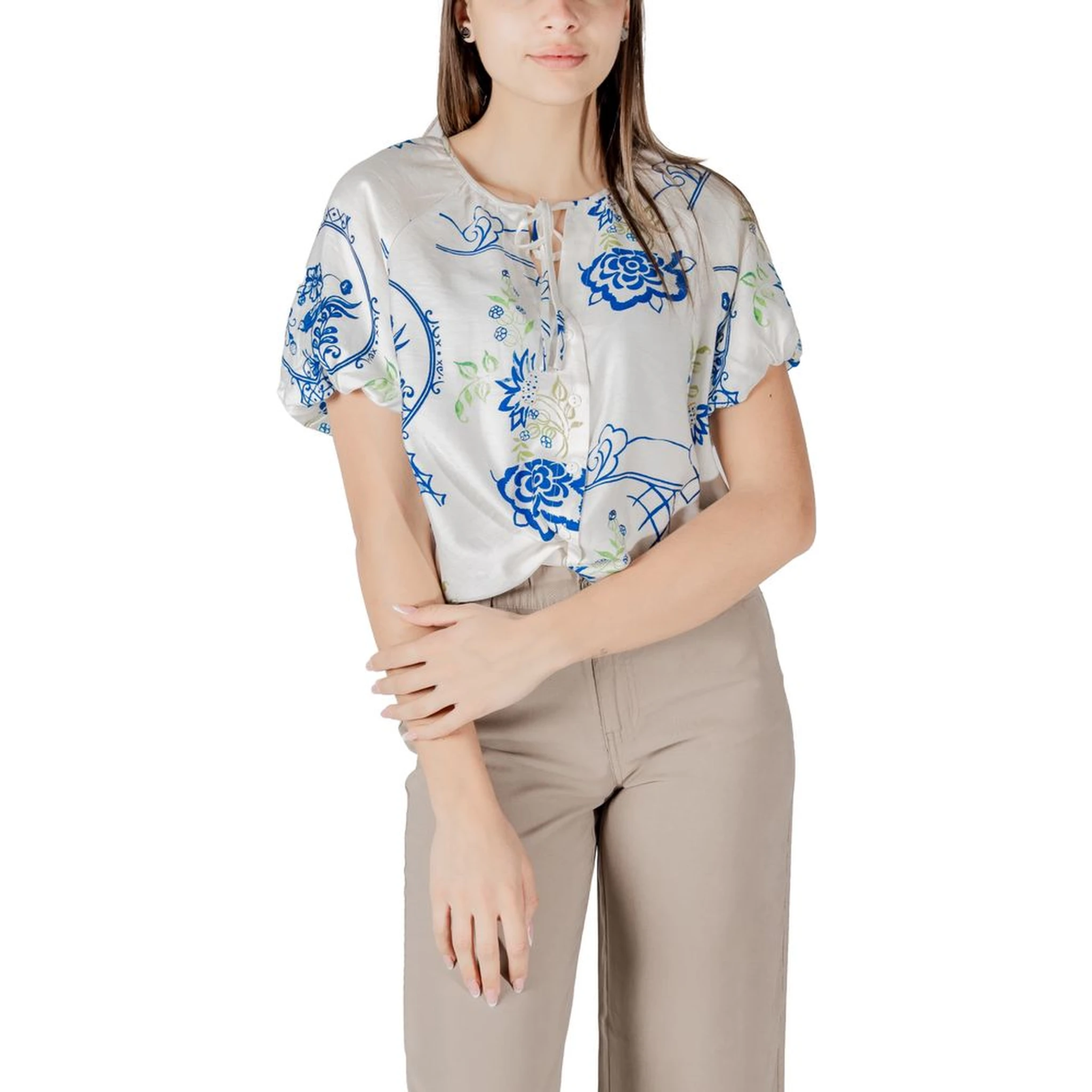 White Viscose Shortsleeve