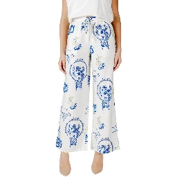 White Viscose Pant