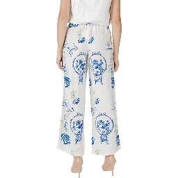White Viscose Pant