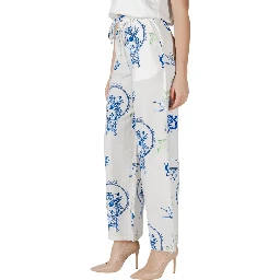 White Viscose Pant