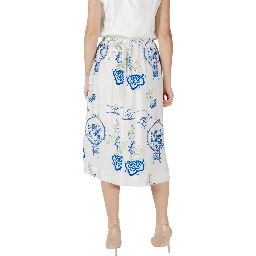 White Viscose Skirt