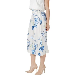 White Viscose Skirt
