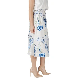 White Viscose Skirt