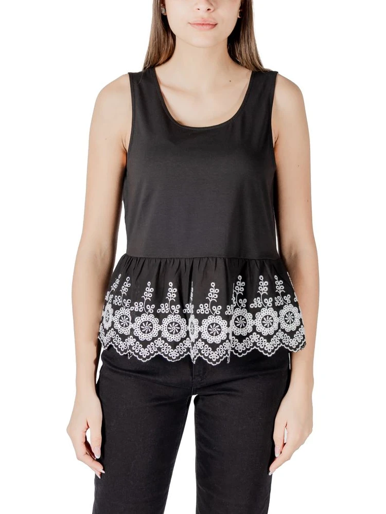 Black Cotton Tank Tops