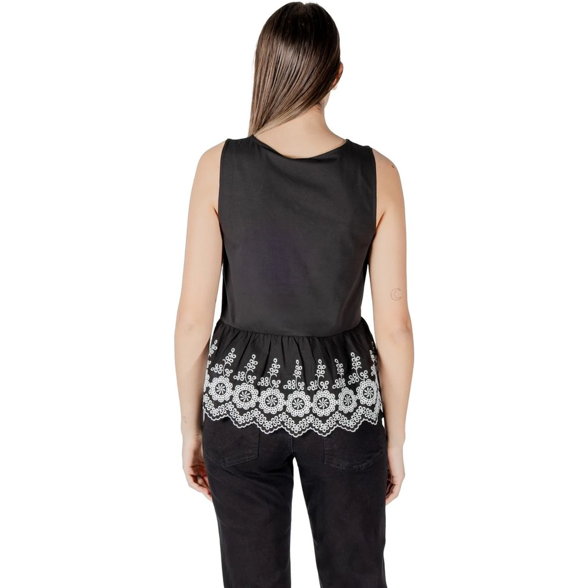 Black Cotton Tank Tops