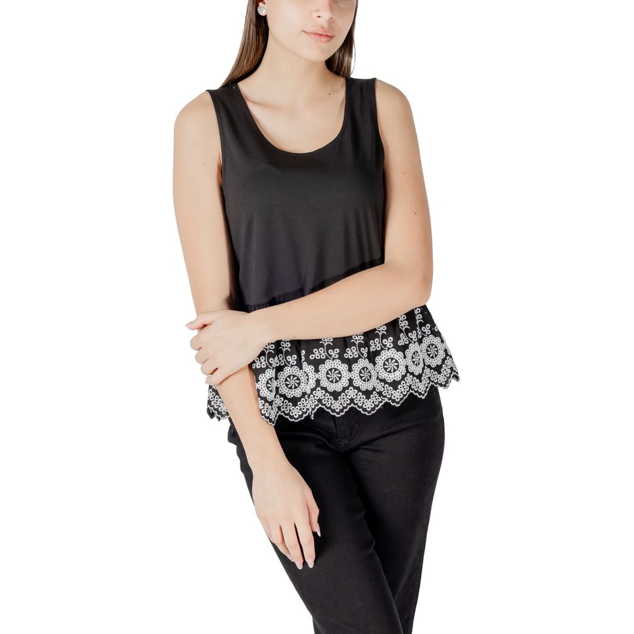 Black Cotton Tank Tops