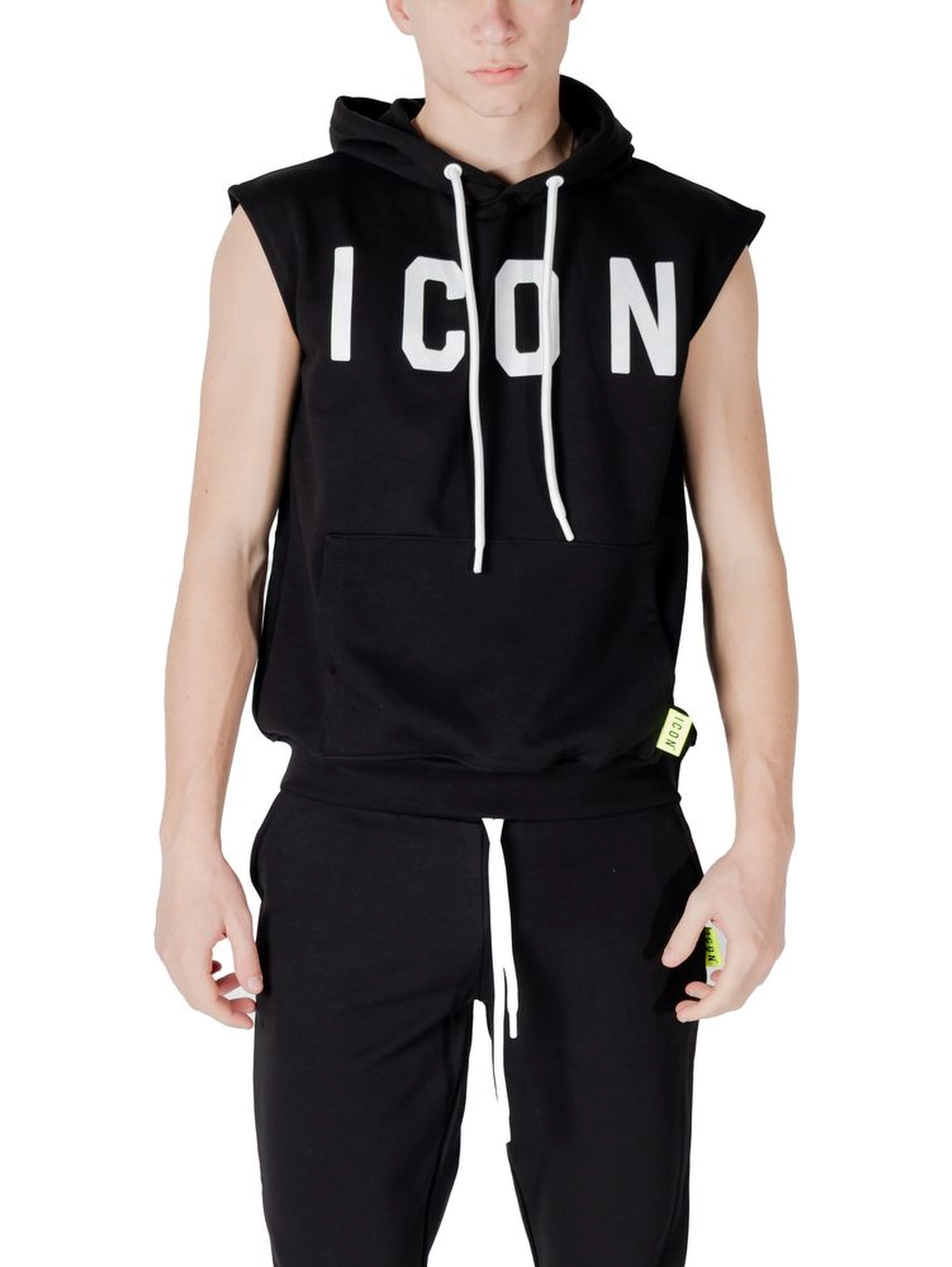 Black Cotton Hoodie