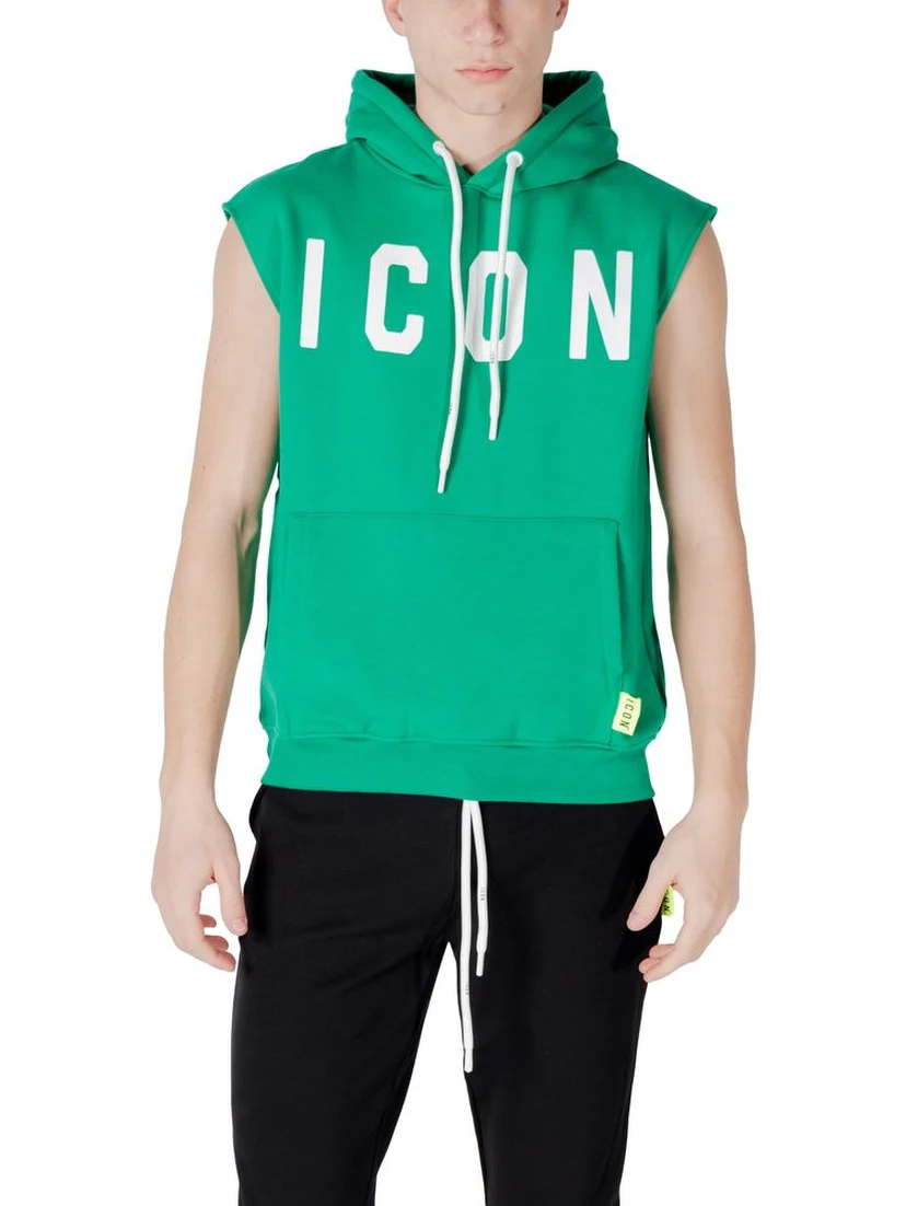 Green Cotton Hoodie