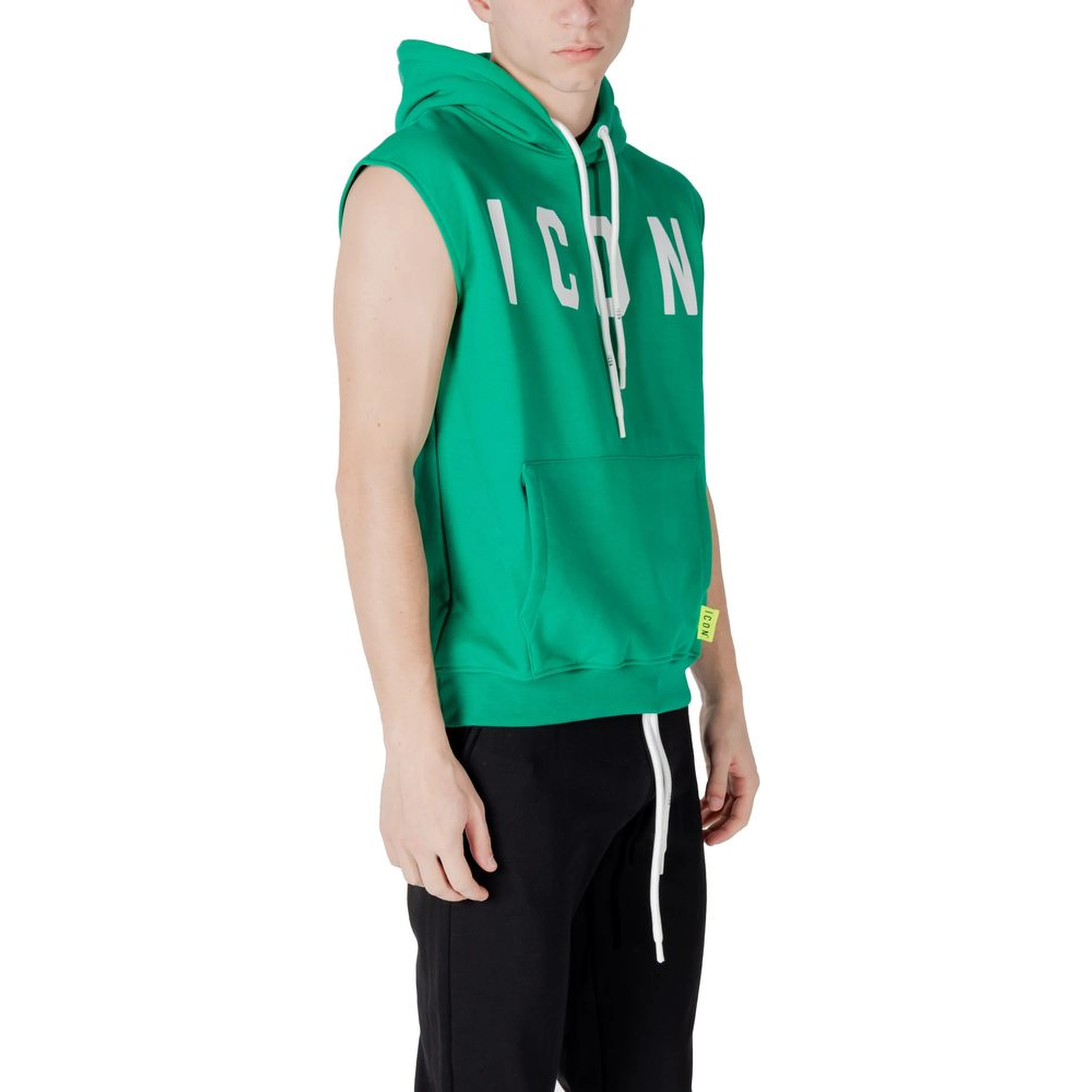 Green Cotton Hoodie