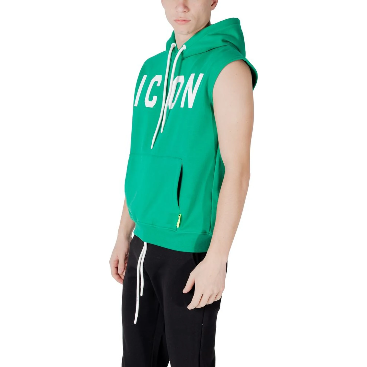 Green Cotton Hoodie