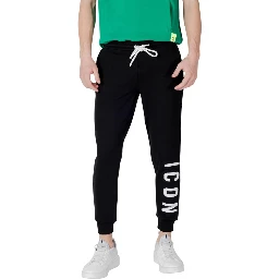 Black Cotton Joggers (Workout Pants)