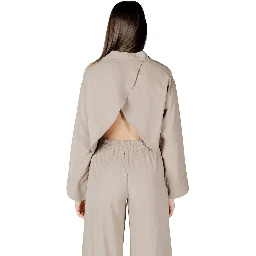 Beige Viscose Blouse
