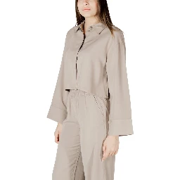 Beige Viscose Blouse