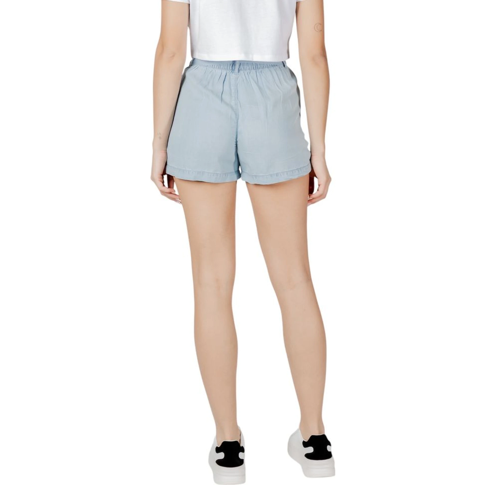 Light Blue Lyocell Shorts