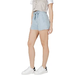 Light Blue Lyocell Shorts