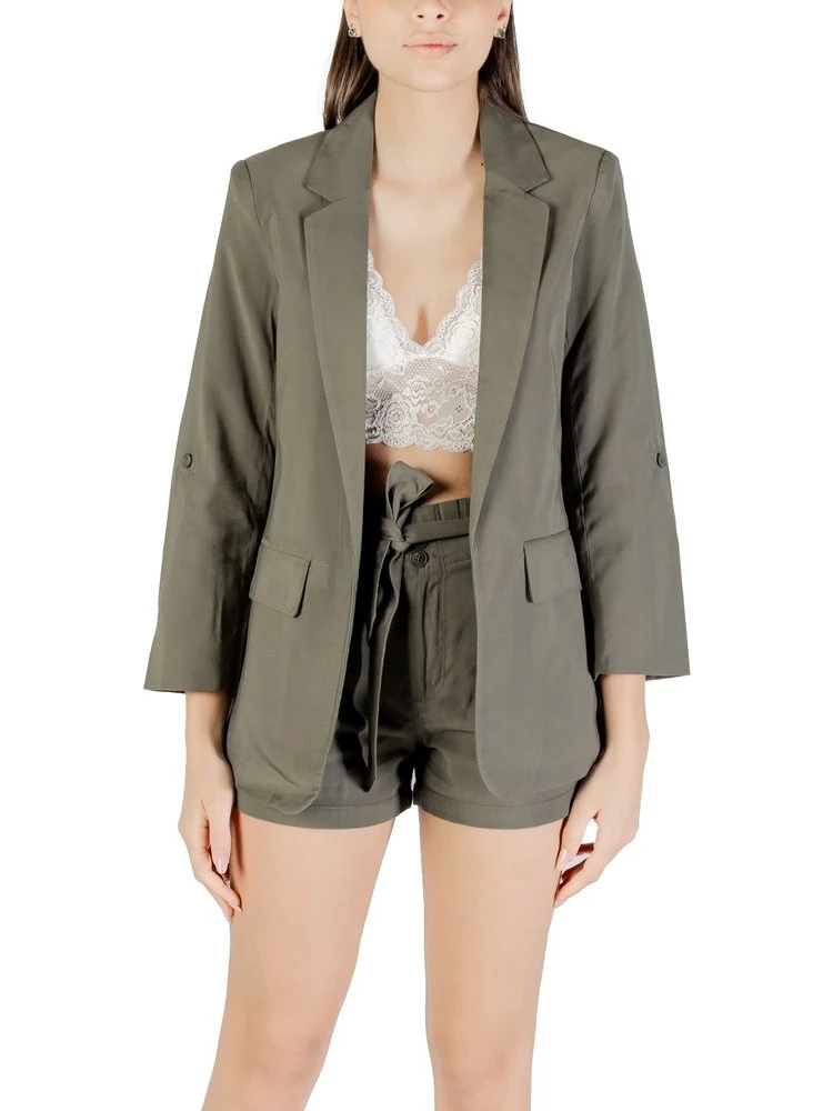 Green Viscose Blazer