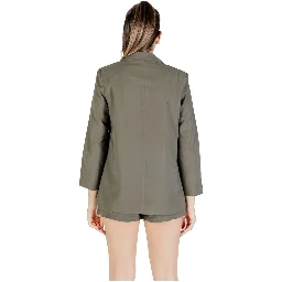 Green Viscose Blazer