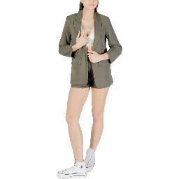Green Viscose Blazer