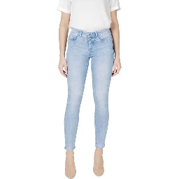 Light Blue Cotton Slim Fit Jean