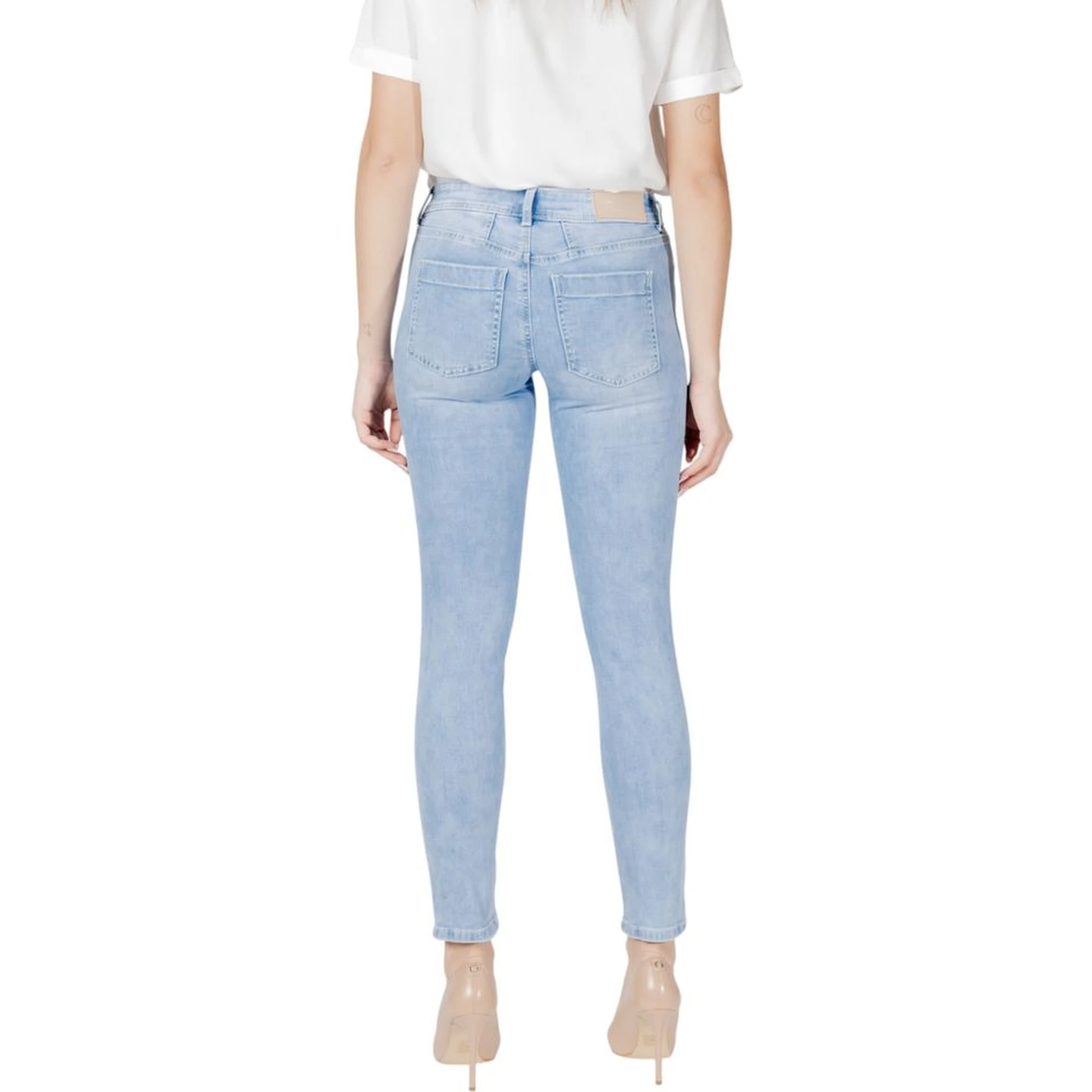 Light Blue Cotton Slim Fit Jean