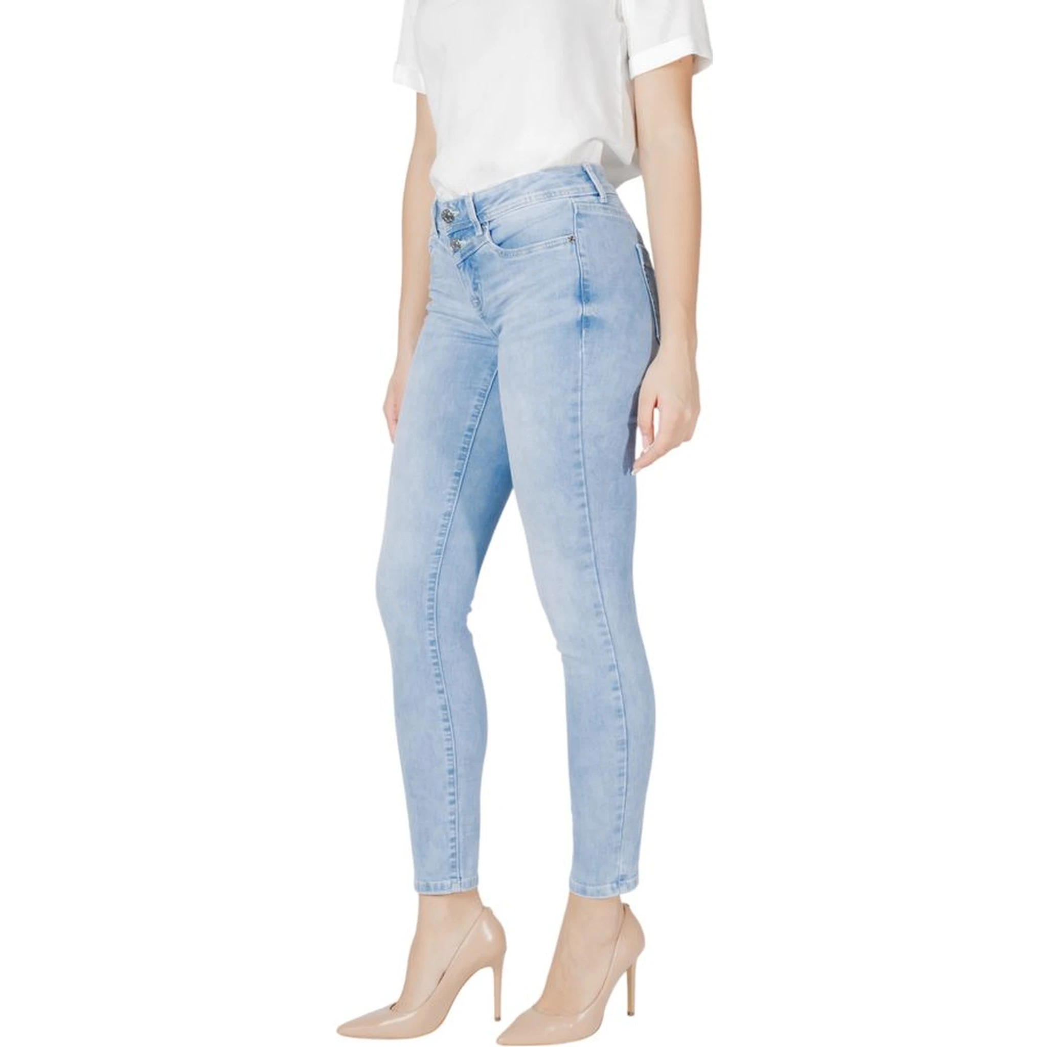 Light Blue Cotton Slim Fit Jean