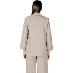 Beige Viscose Blazer
