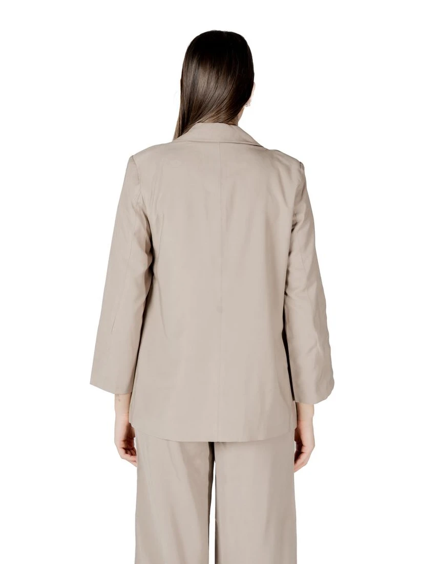 Beige Viscose Blazer