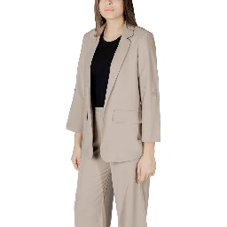 Beige Viscose Blazer
