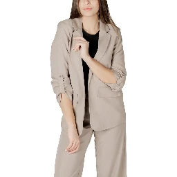 Beige Viscose Blazer