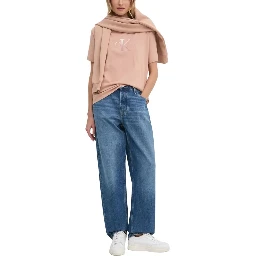 Blue Cotton Mom Jeans