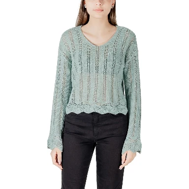 Turquoise Recycled Cotton Sweatshirt